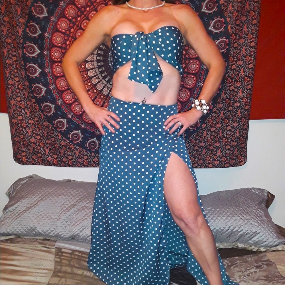 Sexy summer two piece dress!🌺